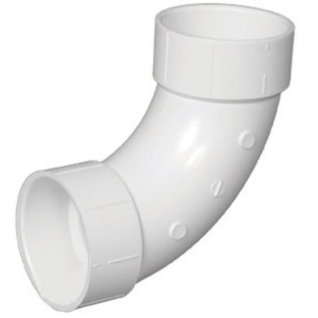Charlotte Pipe And Foundry Charlotte Pipe Schedule 40 1-1/2 in. Hub X 1-1/2 in. D Hub PVC Elbow 1 pk PVC003040600